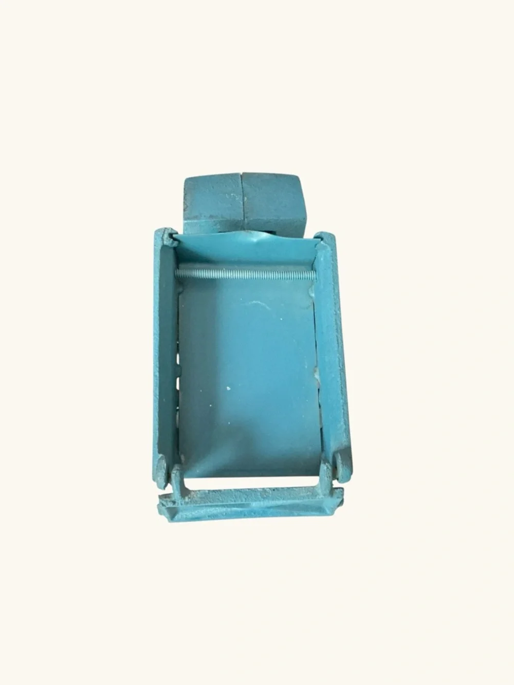 Vintage Cast Iron Toy Dump Truck Classic Light Blue Works